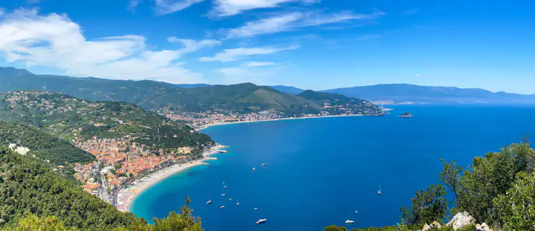 Costa di Bergeggi vista dall'alto