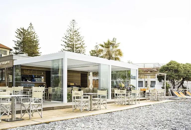 Terrasse du restaurant Caranca à Bordighera