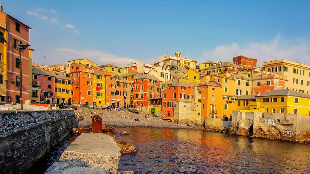 Maisons colorées de Boccadasse à Gênes