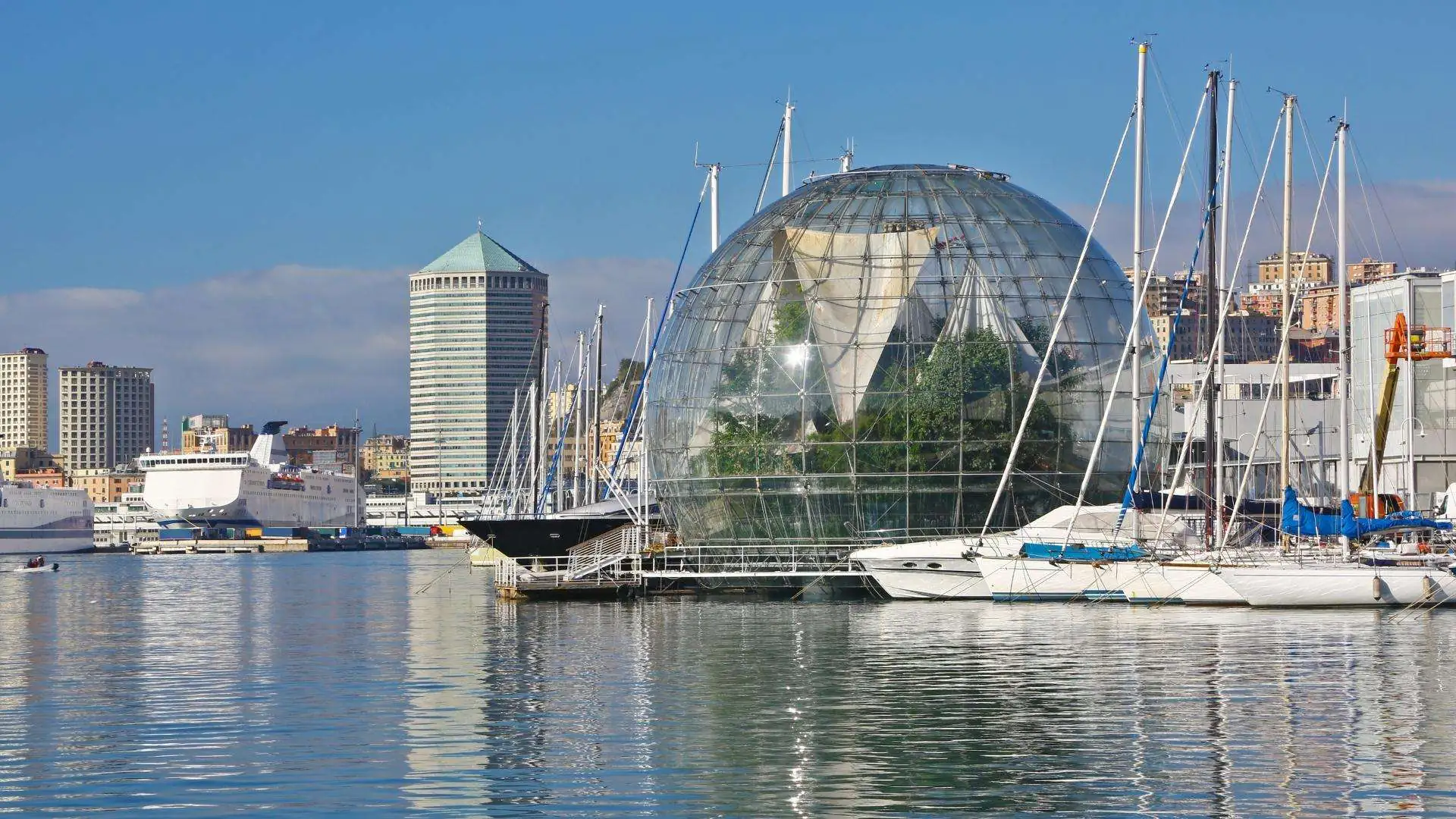 La Biosfera di Renzo Piano al Porto Antico di Genova