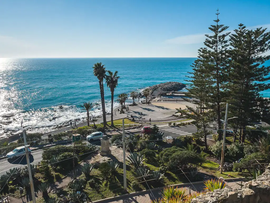 Meerblick von der Spianata del Capo in Bordighera