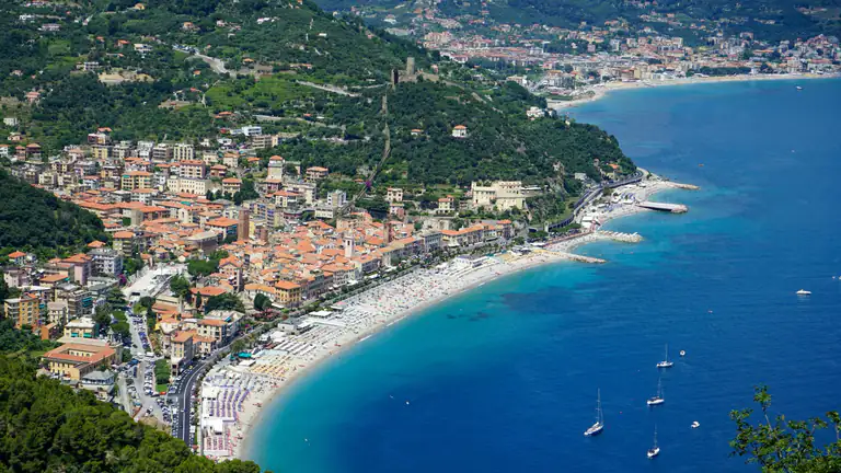 Golfo di Noli visto dall'alto