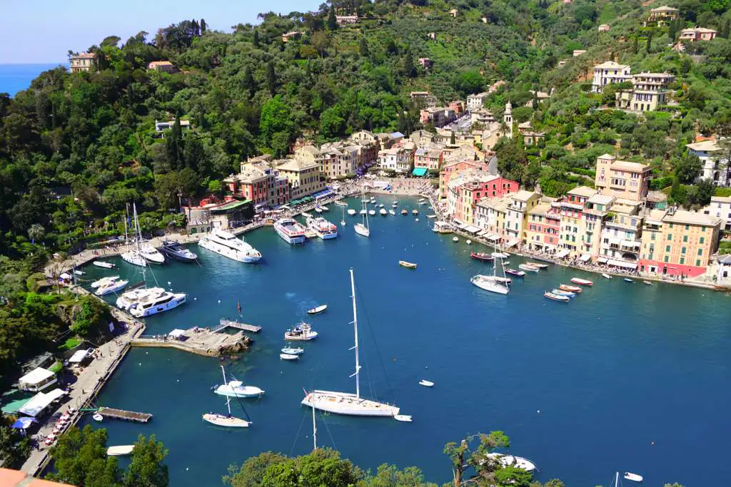 Porticciolo di Portofino visto dall'alto