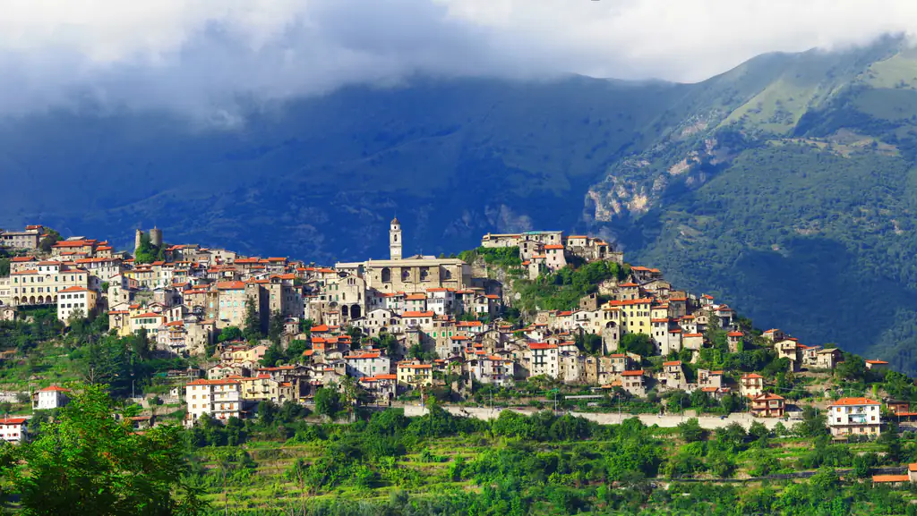 Panorama di Triora, il paese delle streghe