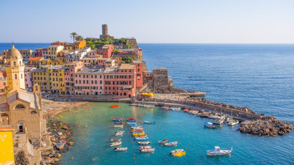 Vernazza and its harbour, Riviera di Levante