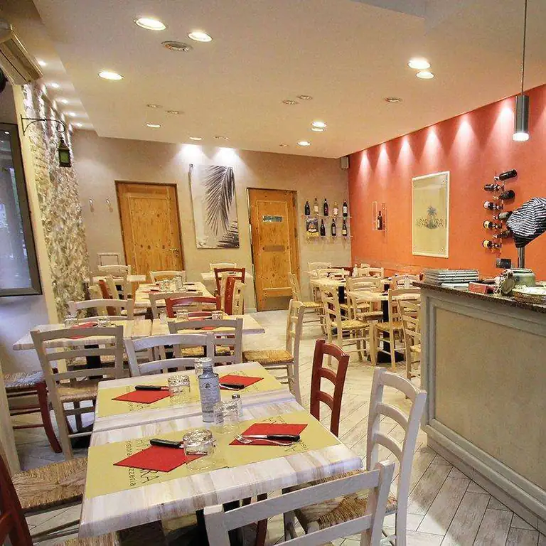 Salle du restaurant A Parmura à Bordighera