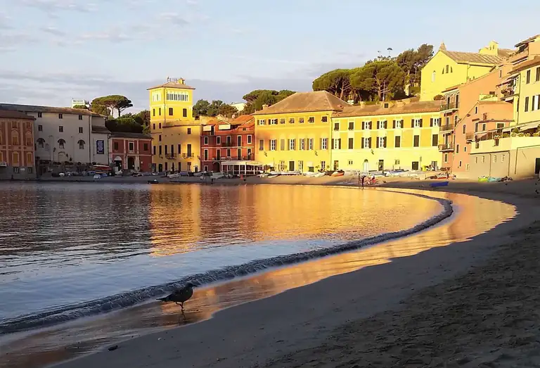 Plage de la Baie du Silence à Sestri Levante