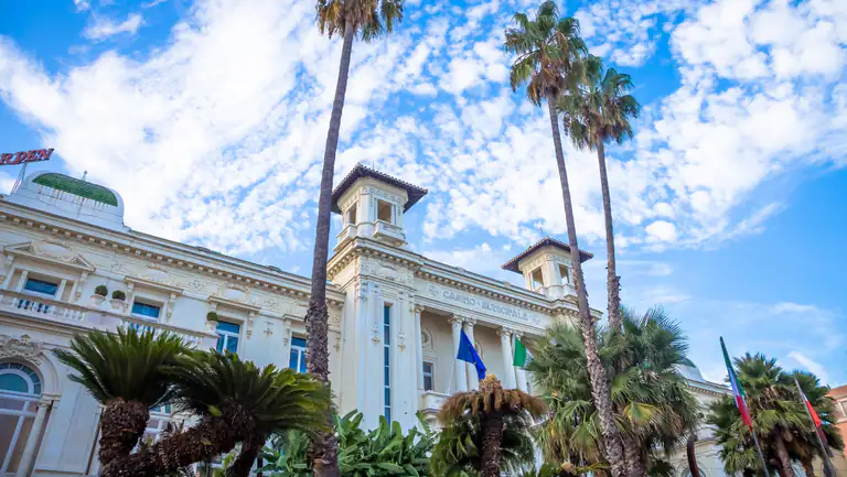 Casinò di Sanremo tra le palme