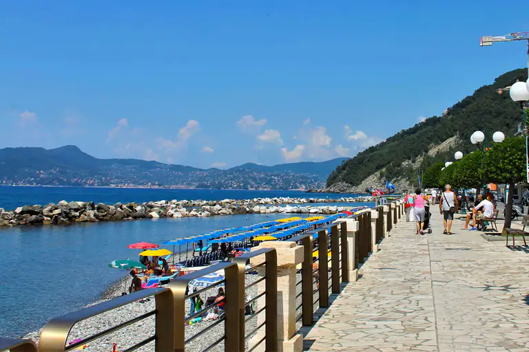 Lungomare e spiagge di Chiavari