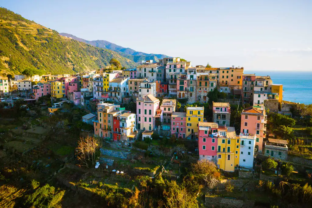 The village of Corniglia, Cinque Terre