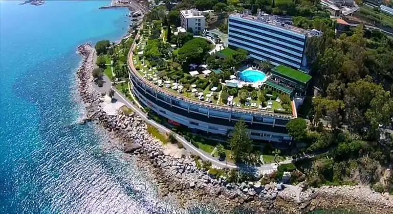Grand Hotel del Mare di Bordighera visto dall'alto
