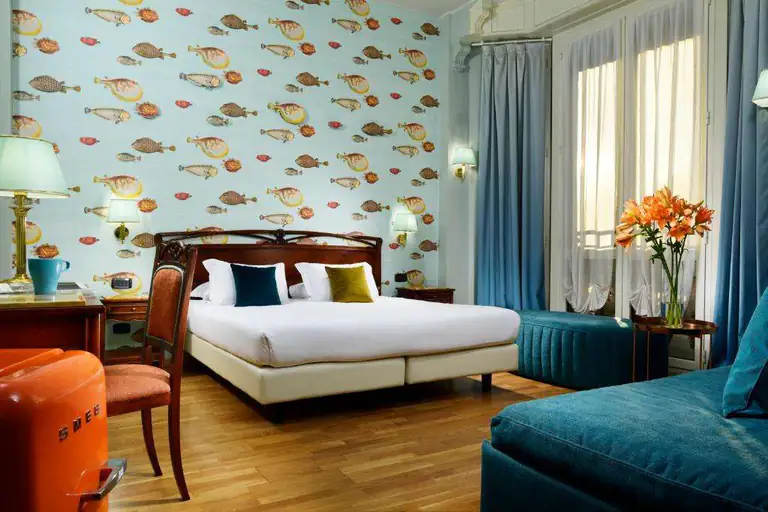 Camera dell'Hotel Continental a Genova