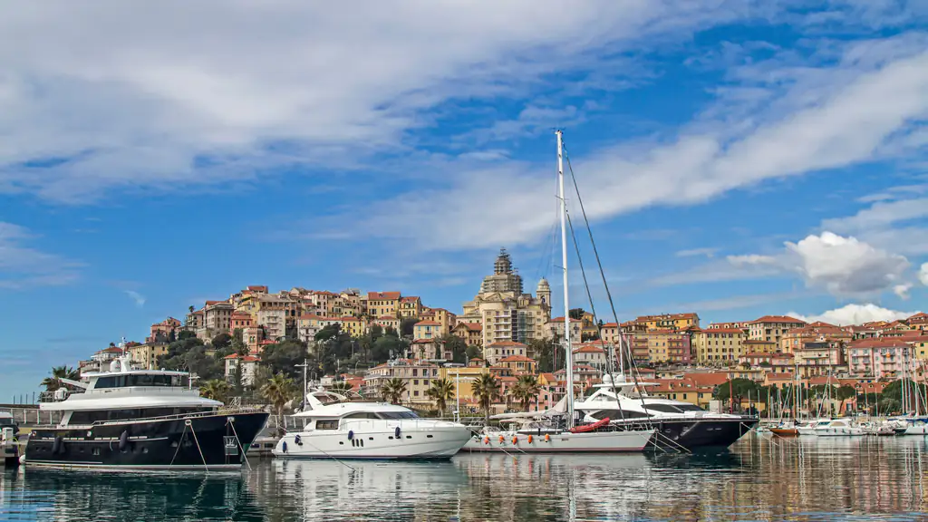 Marina and cathedral of Porto Maurizio