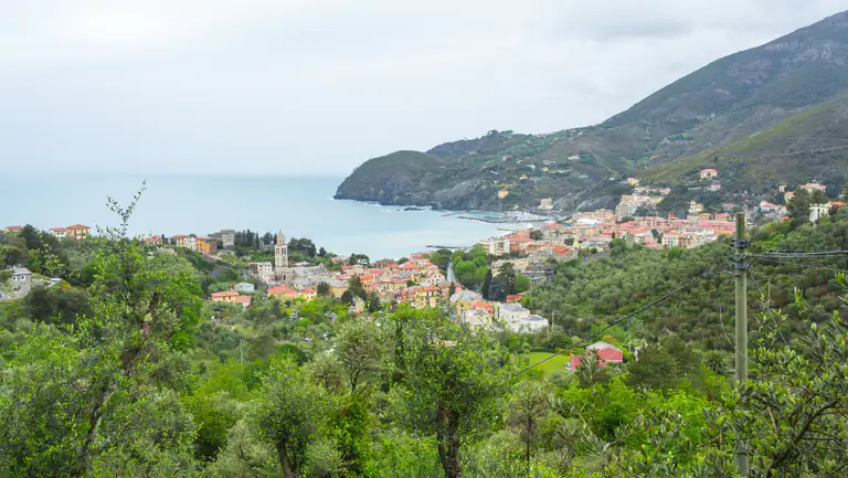 Levanto e la costa viste dalla collina