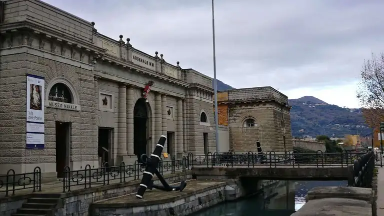 Ingresso del Museo Tecnico Navale della Spezia