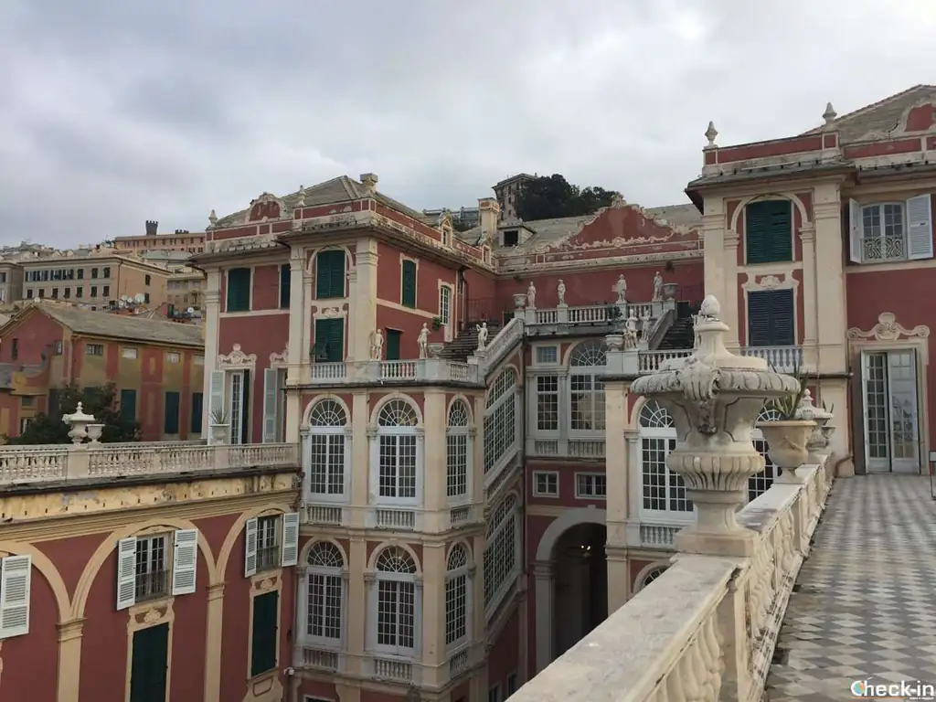Palazzi dei Rolli in der Via Garibaldi in Genua