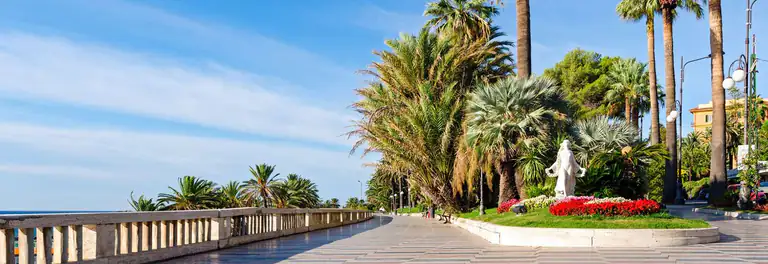 Passeggiata dell'Imperatrice a Sanremo, Riviera dei Fiori