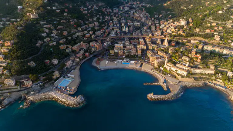 Recco from above with its harbour