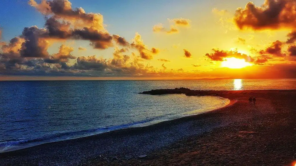 Tramonto sul mare di Bordighera, Riviera dei Fiori