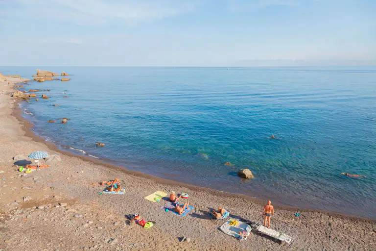 Spiaggia della Galeazza a Imperia