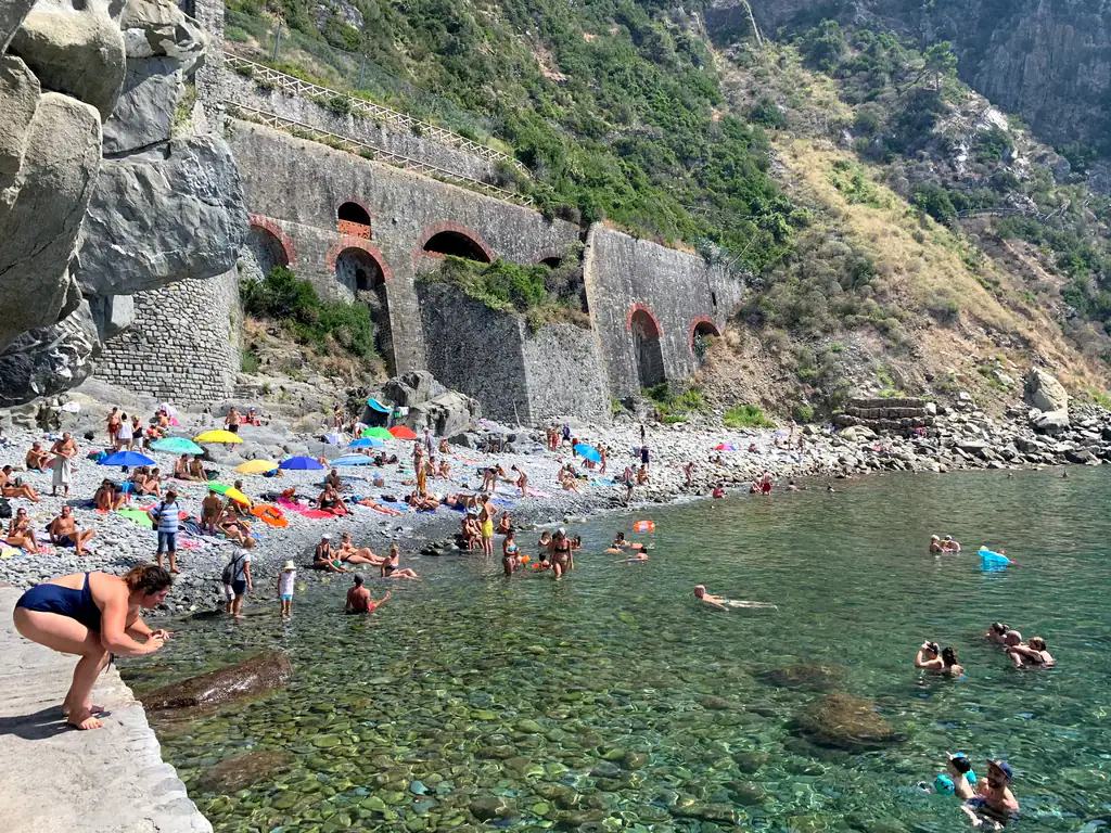 Riomaggiore beach, Cinque Terre