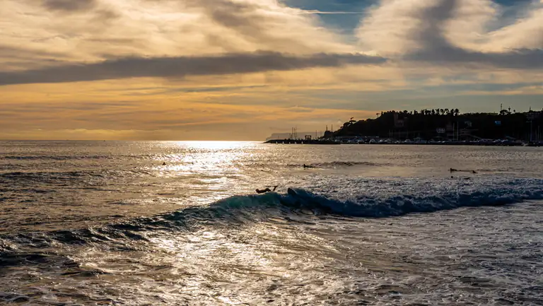 Tramonto sul mare di Varazze