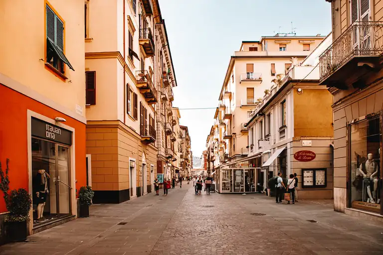 Il Carrugio Drito, via pedonale della Spezia