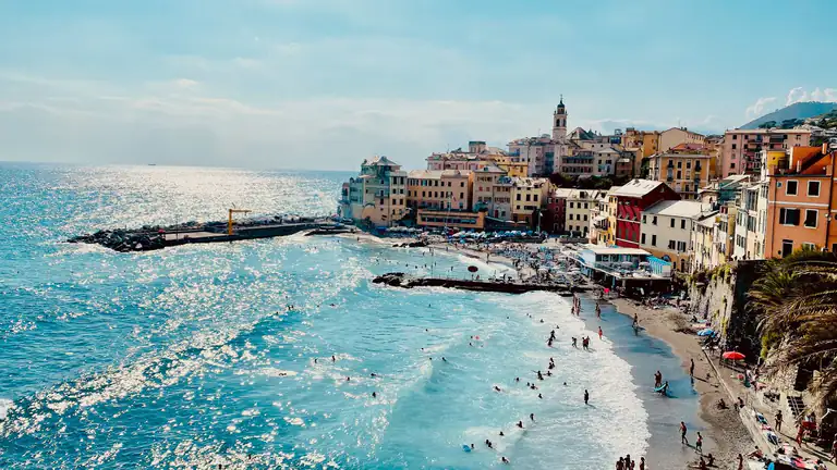 Mare e spiaggia di Bogliasco