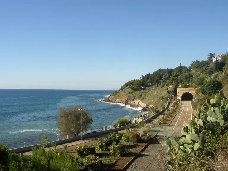 Pista ciclabile sul mare a San Lorenzo al Mare