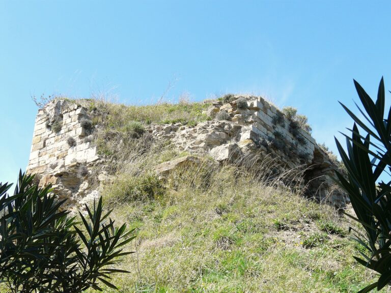 I ruderi del castello di Lingueglietta
