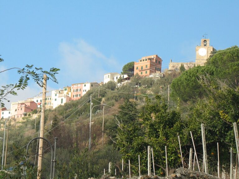 Il borgo di Costa di Framura con la torre