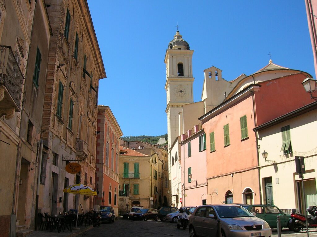 Il campanile del Santuario della Madonna Miracolosa a Taggia
