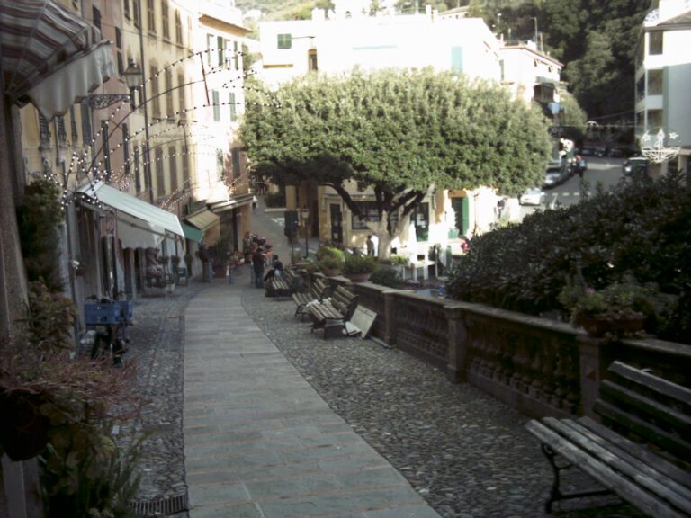Il centro storico di Zoagli