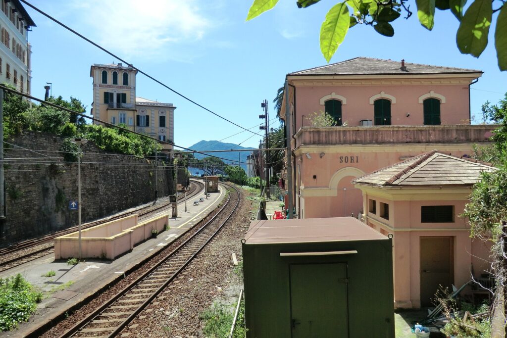 La stazione ferroviaria di Sori