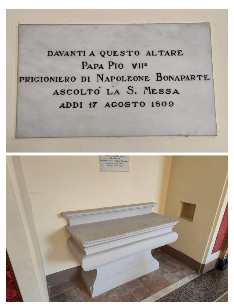 L'altare di Pio VII nel Palazzo Comunale di Millesimo