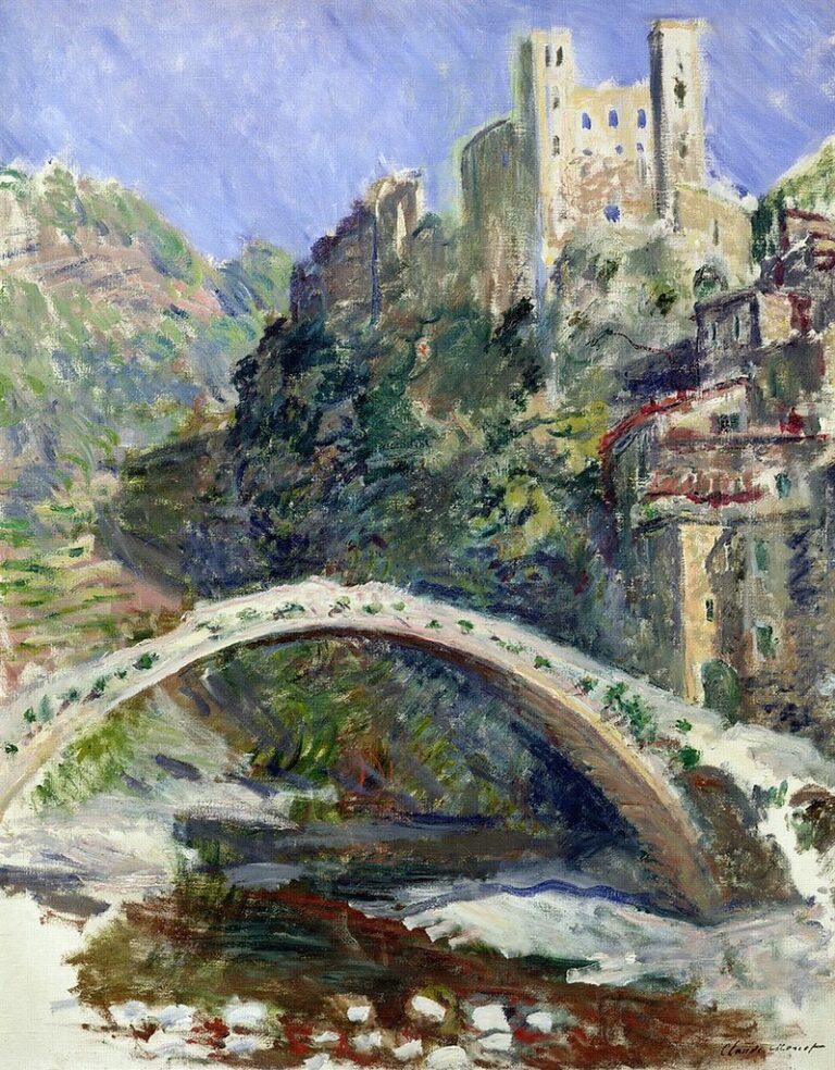 Claude Monet, Le Château de Dolceacqua (1884), Musée Marmottan Monet