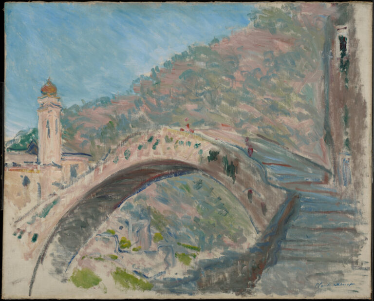 Claude Monet, Bridge at Dolceacqua (1884), Clark Art Institute