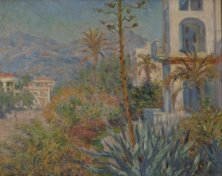 Claude Monet, Villas in Bordighera (1884), Santa Barbara Museum of Art