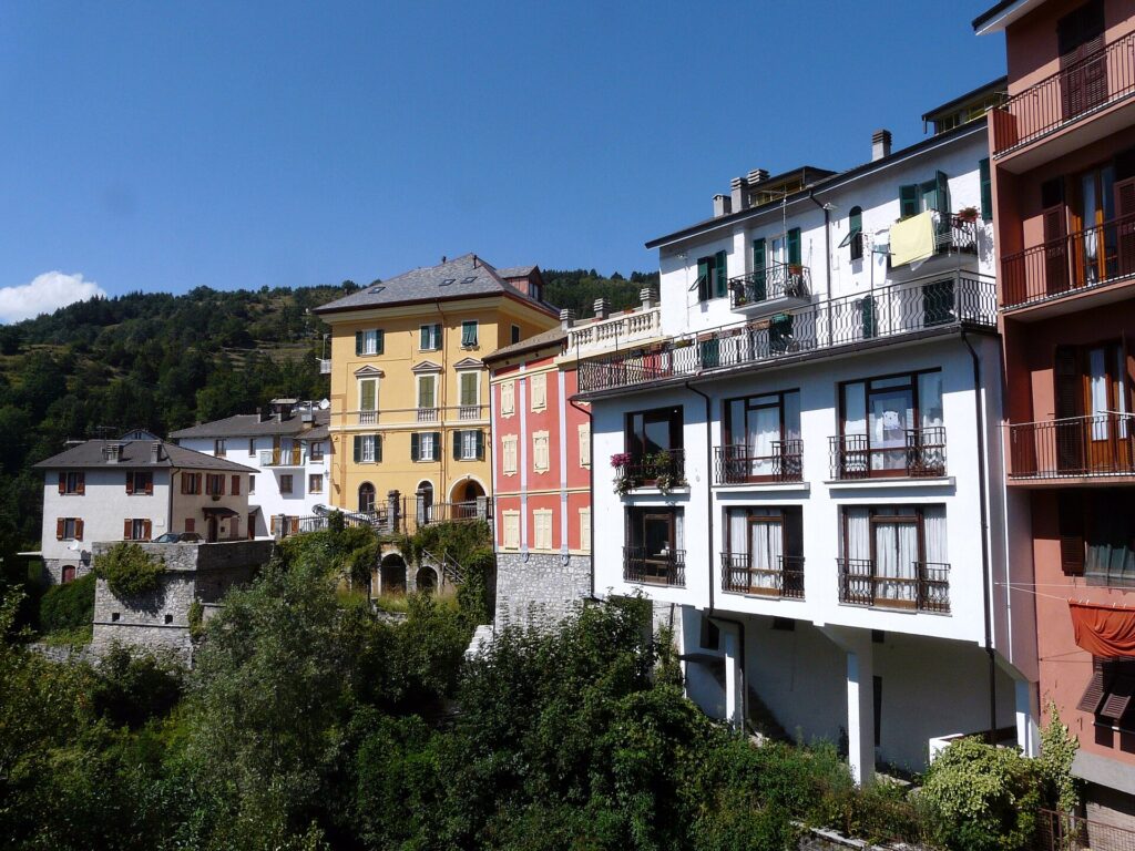 Case del centro storico di Santo Stefano d'Aveto