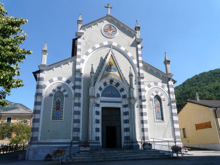 La facciata del santuario di Nostra Signora di Guadalupe
