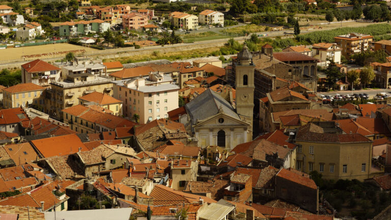 Taggia vista dall'alto
