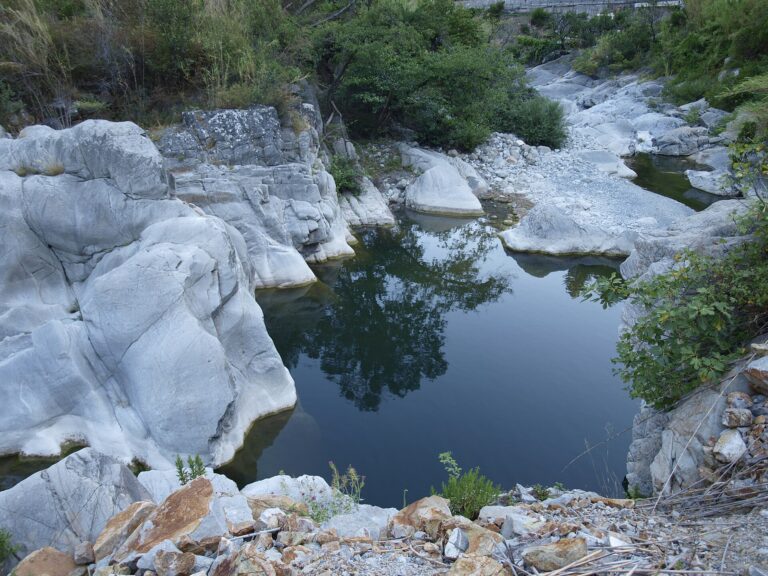 Una pozza del torrente Argentina a Badalucco