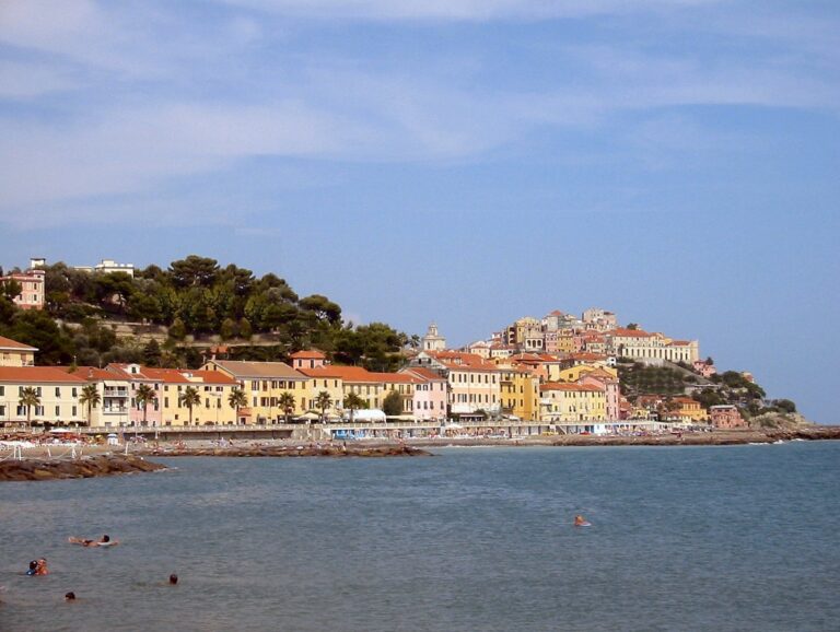 La foce del torrente Prino a Borgo Prino, Porto Maurizio